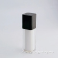 Square Acrylic Airless Rotating Pump Bottle For Skin Care Cosmetic packaging